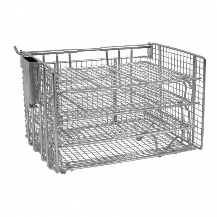 Cesta de 3 niveles de acero inoxidable para freidora a presión
