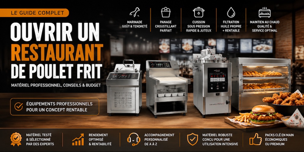 Guide pour ouvrir un restaurant de poulet frit